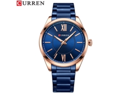 Relógio de Quartzo À Prova D'água , Estilo Fino, Pulseira de Aço Inoxidável, Relógio Masculino de Negócios e Moda. MDUG (azul)