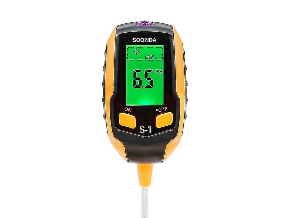 Medidor De Ph Do Solo 4 Em 1, Testador De Umidade, Teste Digital De Solo