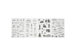 Laxiscreed Carimbos De Natal Transparentes Com 4 Unidades Para Scrapbook E Artesanato Diy