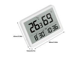 Laxiscreed Termómetro E Higrómetro Digital Para Interior Com Grande Visor Lcd De Fácil Leitura