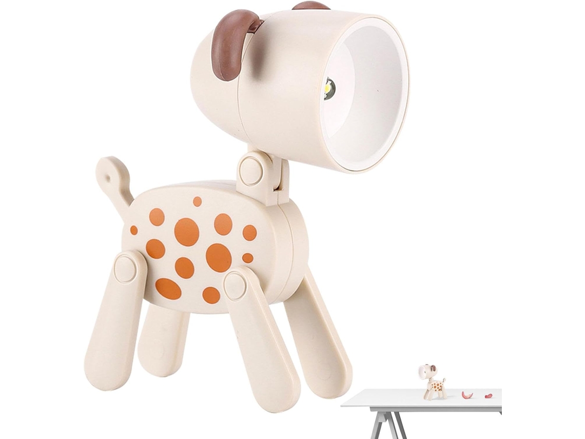 Mini Luminária Noturna Em Formato De Cachorro