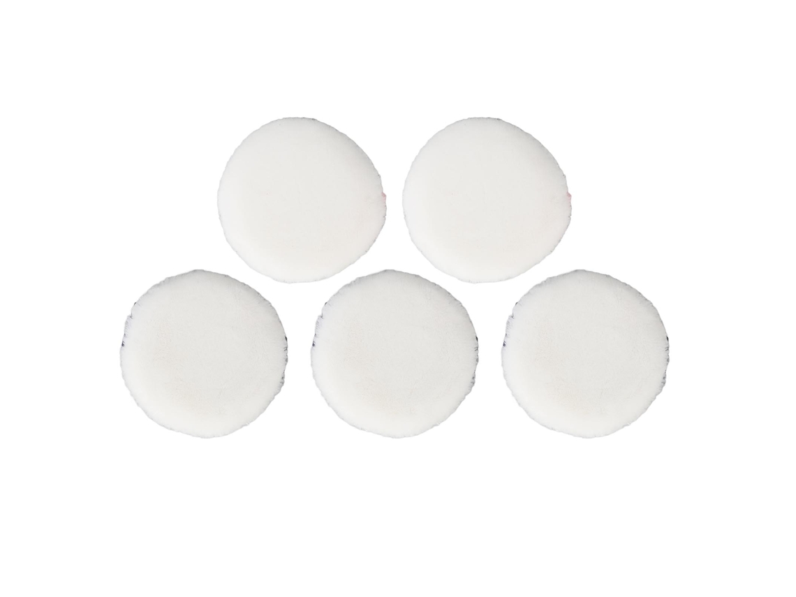 5pcs Bola Puff De Pó Para Maquiagem, Amigável À Pele E Lavável