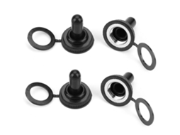 Laxiscreed Tampa De Borracha De 12mm À Prova De Água Para Interruptor Com Fecho, Pack De 20 Peças