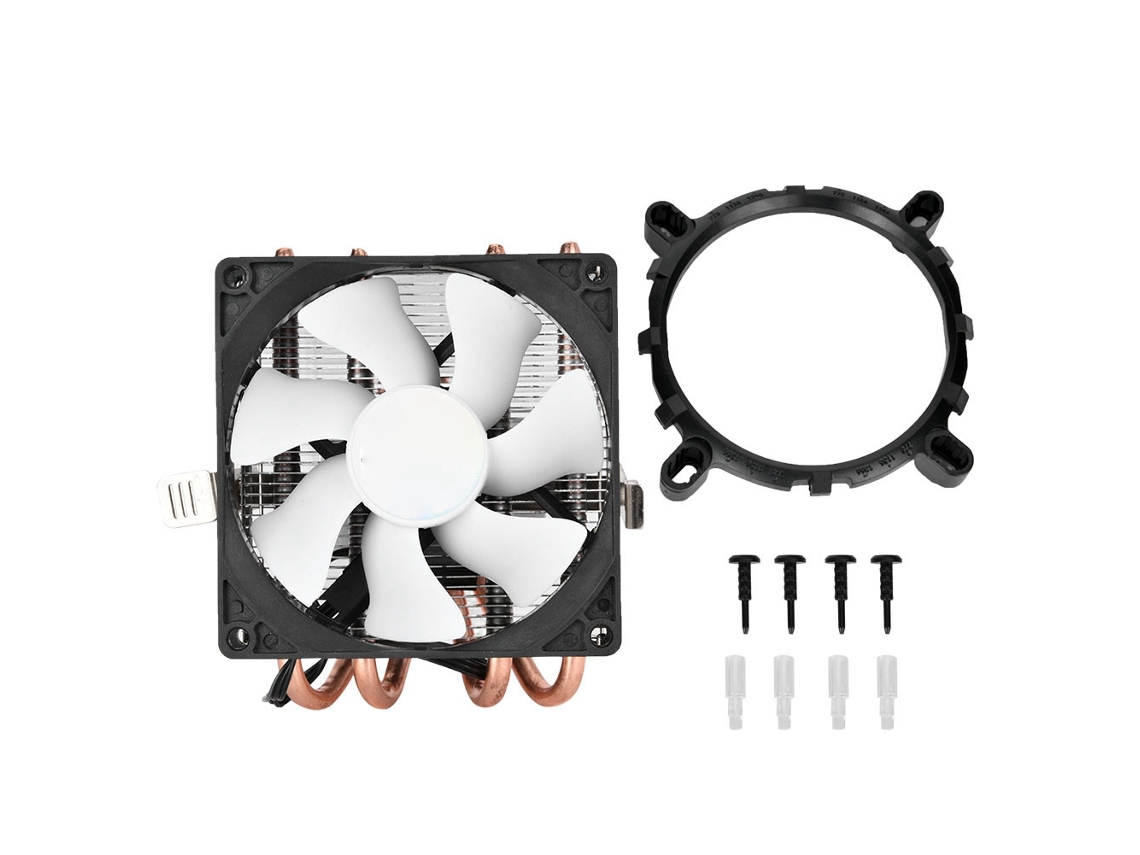 4 Tubos De Cobre 3 Pinos Resfriamento Hidráulico Cooler Cpu Com Um Cooler Para Intel/amd