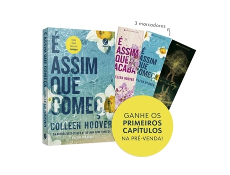 Livro Kit E Assim Que Começa de Colleen Hoover (Português do Brasil)