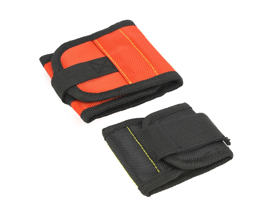 Laxiscreed Pulseira Magnética Portátil Para Ferramentas, Segura Para Adultos E Crianças, Com Absorção De Parafusos