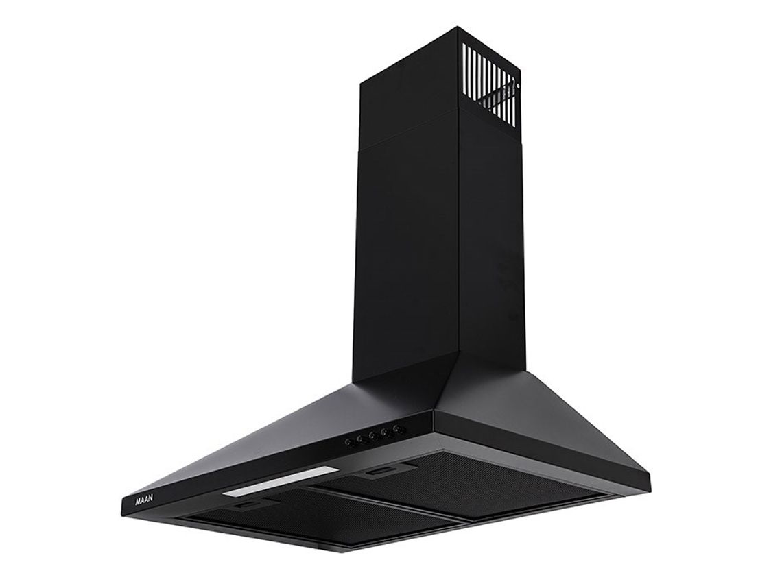 Vela 2 60 Exaustores de parede Preto Maan