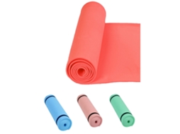 Esterilla Antideslizante Deporte | Tpe Eco-amigable Multifunción | Colchoneta Para Fitness, Pilates, Yoga Y Camping | 180 X 50cm Rojo