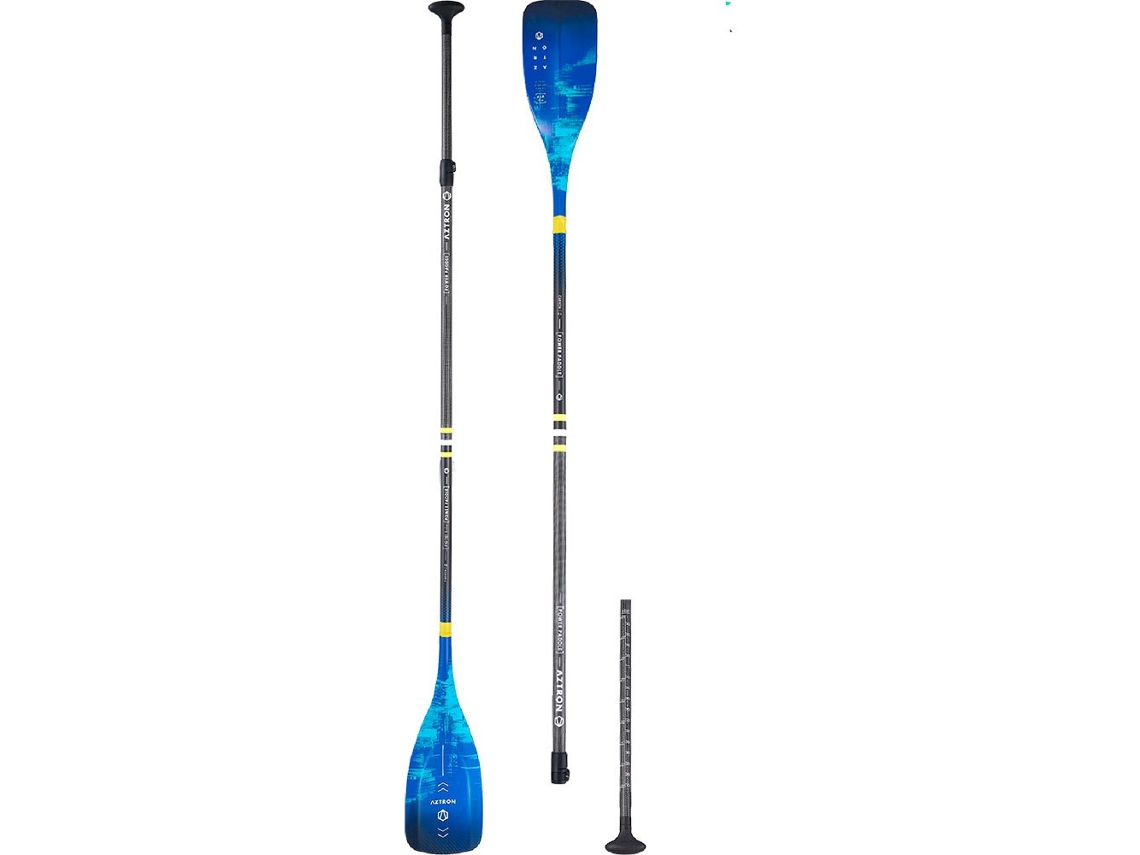 Paddle Surf Paddles Power Carbon 70 2 Seções Prateado 185-225 Cmaztron