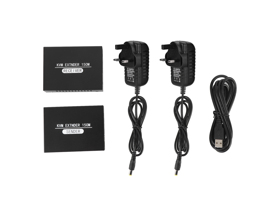 Extensor Hdmi Sem Compressão Transmite 1080p Full Hd Via Cat 5e/6 Até 150m Com Edid Uk Plug