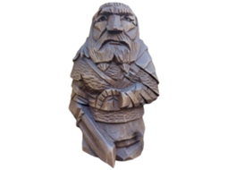 Estátua Viking De Resina Odin Thor Para Decoração