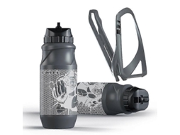 Garrafa De Água Portátil De Plástico Para Ciclismo De Montanha, 650ml, Para Uso Ao Ar Livre, Com Suporte.