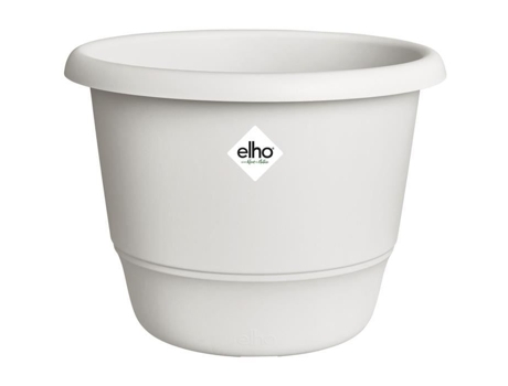 Vaso De Flores Elho Amiga Redondo 47 Branco Ø 47 X H 35 Cm Exterior 100 Reciclado Elho Give Room To Nature