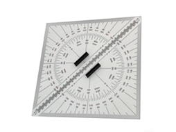 Esquadro De 300 Mm Para Plotagem Náutica E Desenho Técnico, Régua