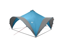 Conjunto 1.0 Tenda De Festa Vidaxl Azul Poliéster (500 X 500 X 350 Cm)