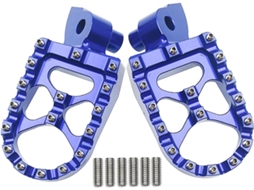 Pedaleiras de Motocicleta Usinadas em Cnc para Yz65 85 125 Motocicletas Design Serrilhado Oferece Aderência