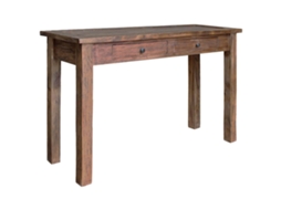 Vidaxl Mesa Consola Madeira De Mogno Maciça 123x42x75 Cm