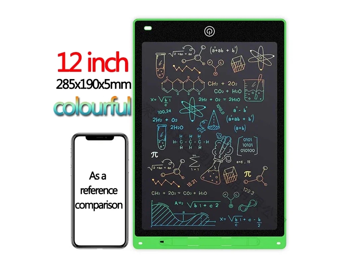 Tablet De Desenho Lcd 10/12 Polegadas, Quadro Para Crianças, Brinquedo Caligrafia, Negro Mágico, Presente Crianças Aquaforge