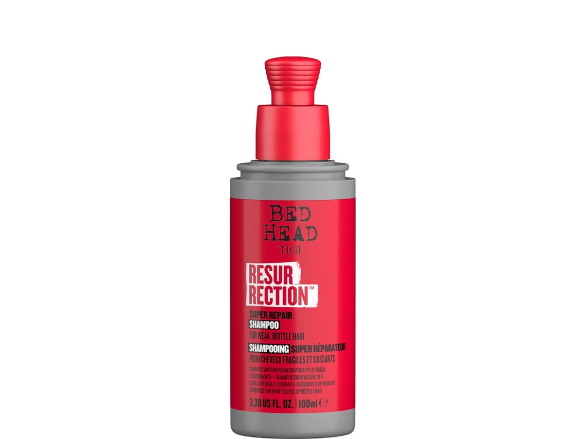 Shampoo De Reparação Resurrection Bed Head Da Tigi Para Cabelo Fraco E Quebradiço, 100 Ml
