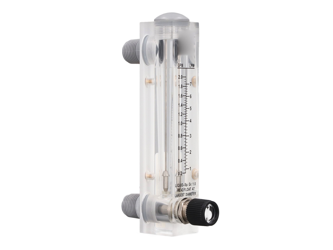 Medidor de fluxo YURU painel 0.2 2gpm, acrílico, medição e controle de líquidos