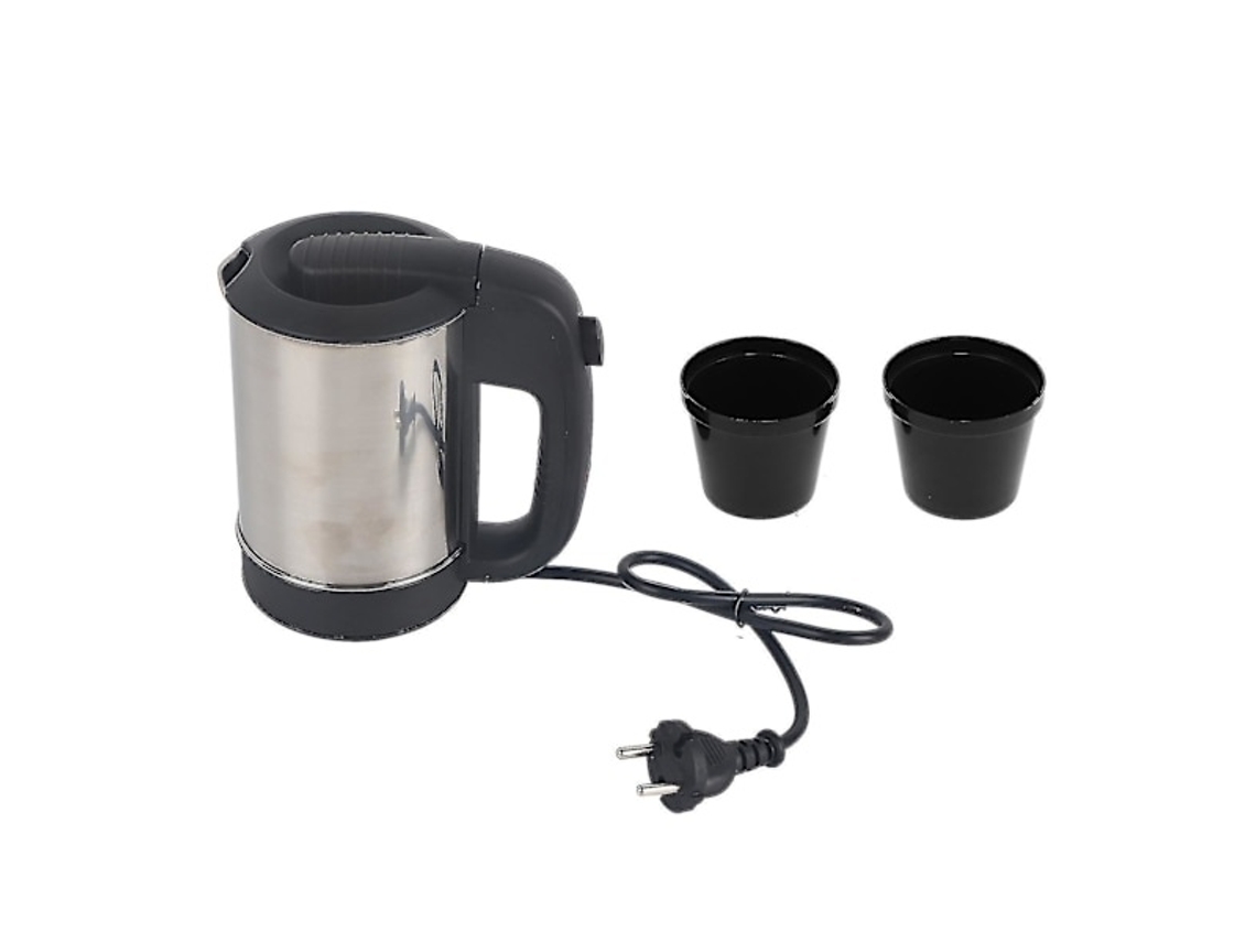 Lurelia Chaleira Elétrica Mini 0,5 L, Aço Inoxidável, Desligamento Automático, Portátil, Chaleira De Viagem, 220 V (ue)