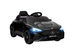 Carrinho 12v Controle Led Preto Música VOLTEDGE