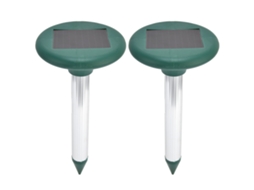 Primerox 2 Unidades de Repelente Ultrassônico Solar para Ratos, Insetos e Cobras, Jardim, Fazenda