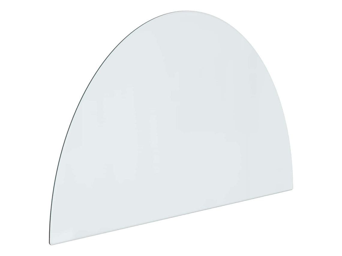 Maison Exclusive - Placa De Vidro Para Lareira Transparente 800 X 500 Mm Vidro