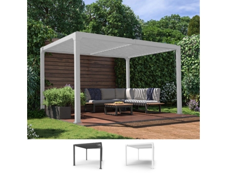 Pérgola De Jardim Bioclimática 3x4m Em Alumínio Manual Trinidad Elios Parasols