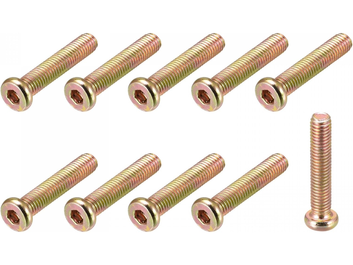 Parafusos de Máquina com Cabeça Sextavada Interna 20 Pçs CHABERLU (m8x40mm)