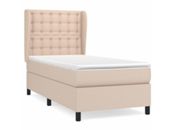Box Spring Bed, Box Spring Beds Vidaxl Marrom Couro Artificial (90 X 200 Cm)