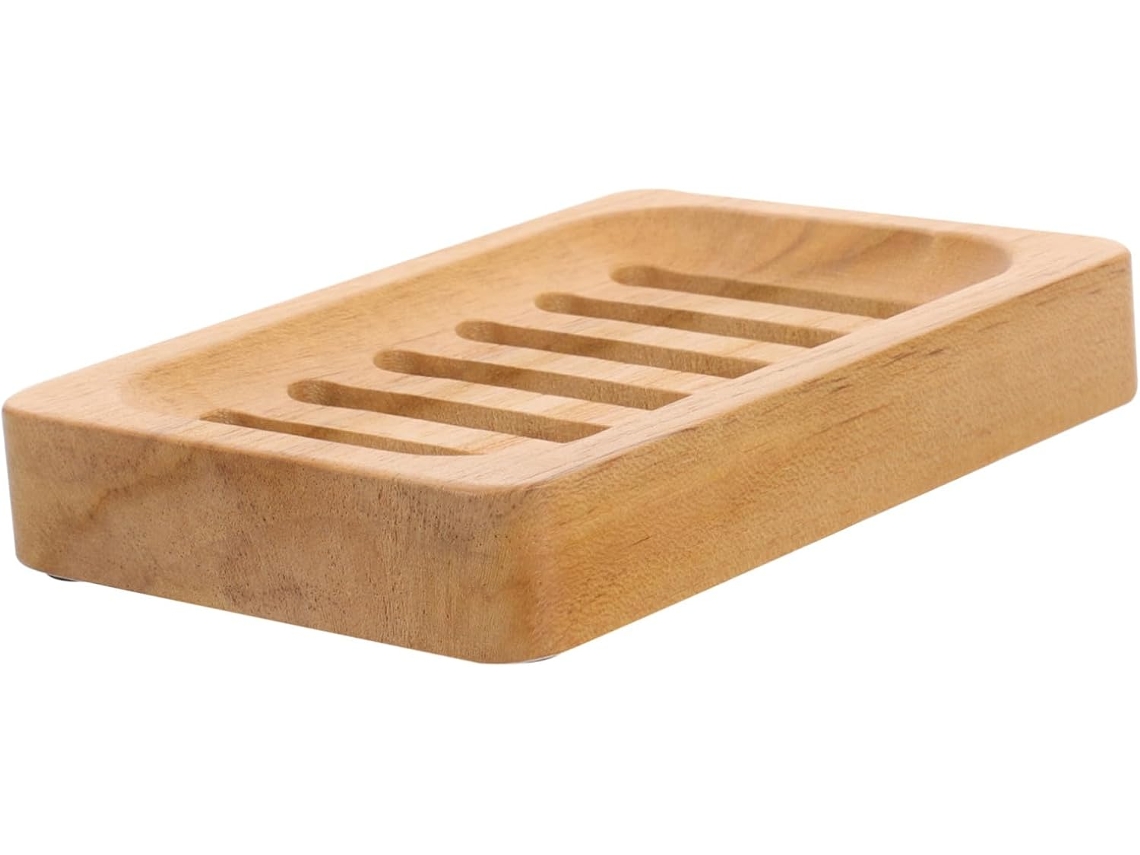 Saboneteira De Teca Resistente Para Banheiro