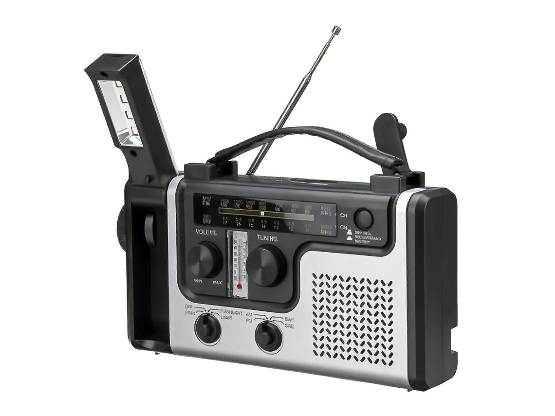 Rádio Solar Am/fm Com Noaa E Manivela