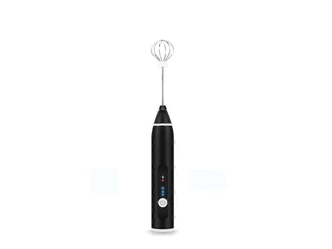 Espumador De Leite Elétrico Recarregável Por Usb, Batedor, Espumador, Preto Slowmoose