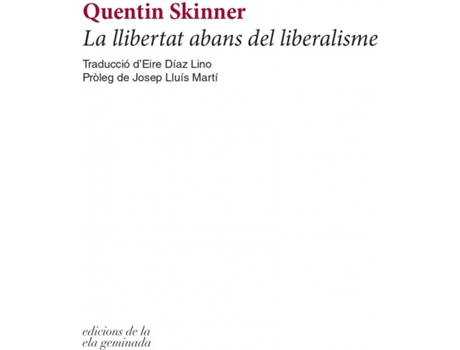 Livro La Llibertat Abans Del Liberalisme de Quentin Skinner (Catalão)