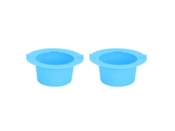 Liner De Cera De Silicone Para Aquecedor 400ml Azul 2un
