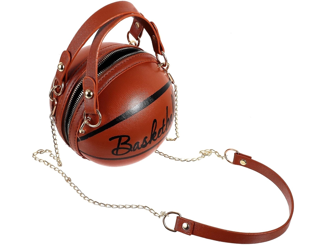 Bolsa De Basquete Em Pu Com Zíper, Portátil E Multifuncional Para Ombro.