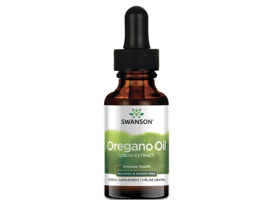 SWANSON Aceite de Orégano Extracto Líquido Sin Alcohol Y Sin Azúcar 29 Ml