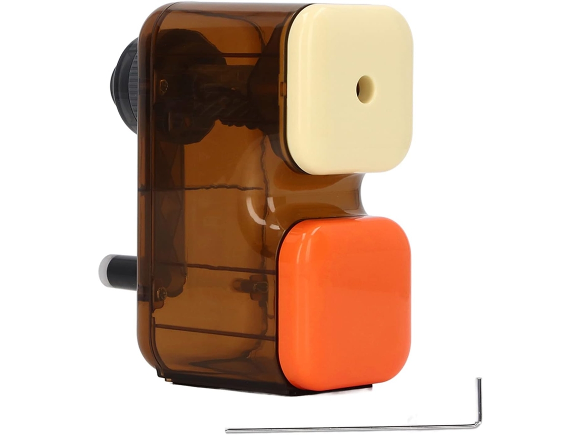 Suporte para lápis artístico com ponta ajustável automaticamente e avanço rápido.