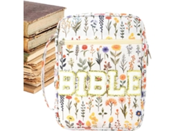 Bolsa Para Bíblia Floral Com Letras| Mulheres, Adolescentes, Meninas, Cadernos, Artigos De Papelaria, Escola,