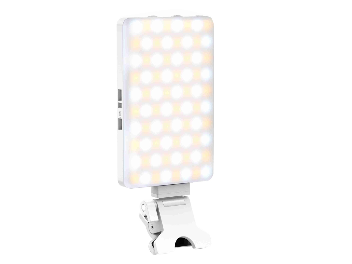 Cell Phone Fill Light White Color Multifunctional Clip On Fill Video Conference Light For Live Streaming Photo Taking LAXISCREED