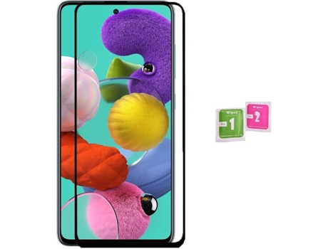 Película de Vidro Temperado Samsung Galaxy A71 2020 GMOBILS Vidro Preto