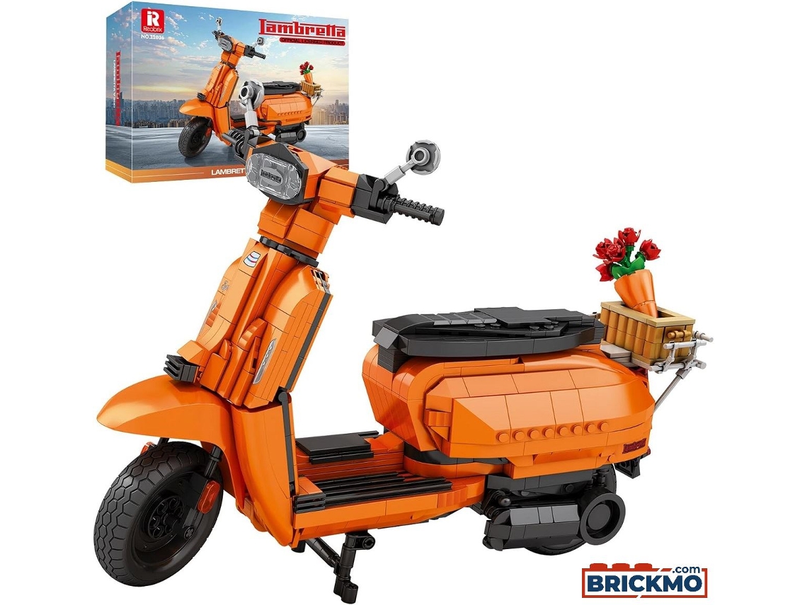 Reobrix Retro Scooter Laranja 11036