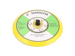 Base Lijada E Polida Com Fecho Velcro De 125mm Com Rosca M8
