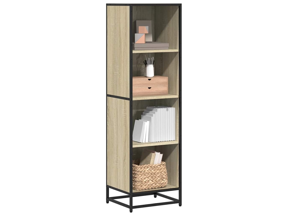Vidaxl Estante 40x35x139 Cm Contraplacado Cor Carvalho Sonoma