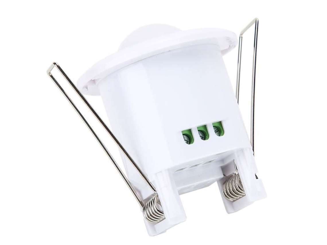 HURRISE 360 Pir Interruptor de Sensor de Movimento Infravermelho com Temporizador para Iluminação de Teto