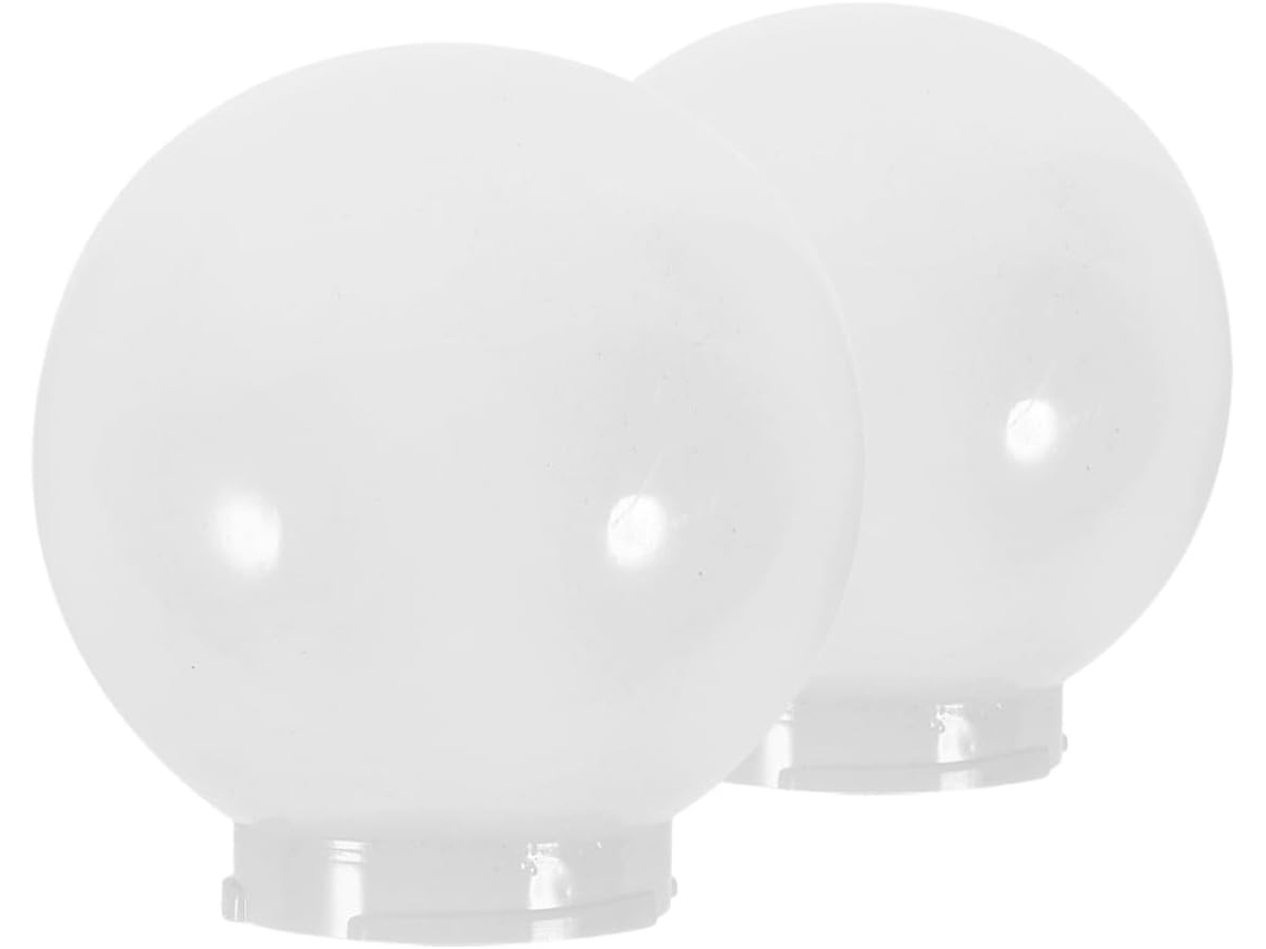 Conjunto De 2 Vasos De Jardim Brancos E Resistentes