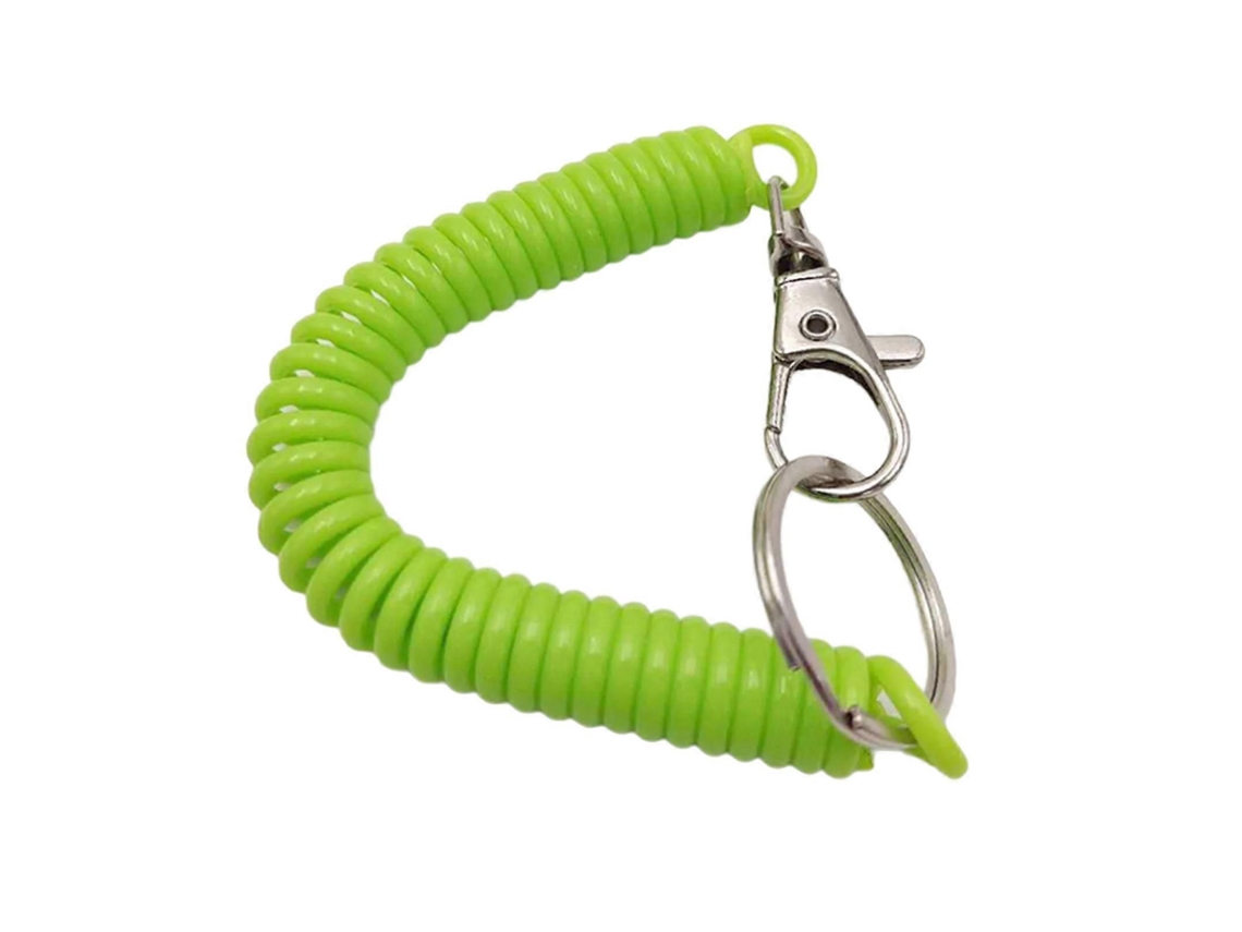 Chaveiro Retrátil Com Mola Espiral, Porta-chaves Seguro, Joia, Enfeite Elástico Para Pendurar, Ideal Para Trabalhadores De Escritório E Estudante