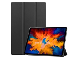 Capa De Couro Texturizada Com Aba Horizontal Para Lenovo Tab P11 Pro (tb-xj706f) Com Suporte Triplo E Função De Hibernação/ativação (azul Escuro).