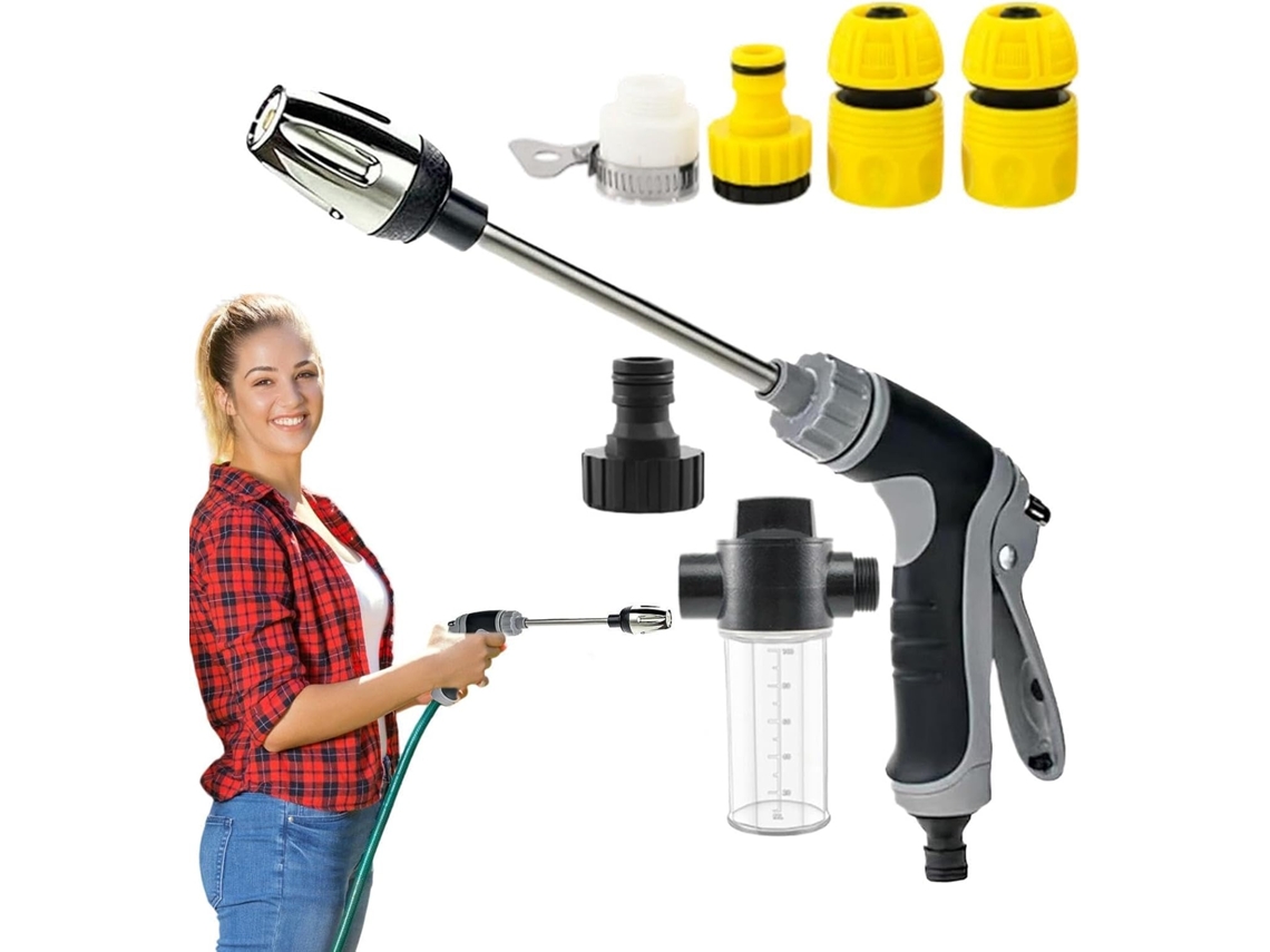 Lavadora De Alta Pressão Com Pulverizador E Lavadora De Água Potente Para Irrigação.